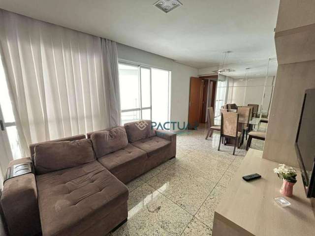 Apartamento com 3 dormitórios para alugar, 86 m² por R$ 7.487,53/mês - Lourdes - Belo Horizonte/MG