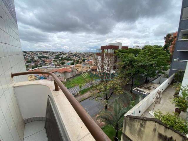 Apartamento com 3 dormitórios para alugar, 105 m² por R$ 3.900,00/mês - Buritis - Belo Horizonte/MG