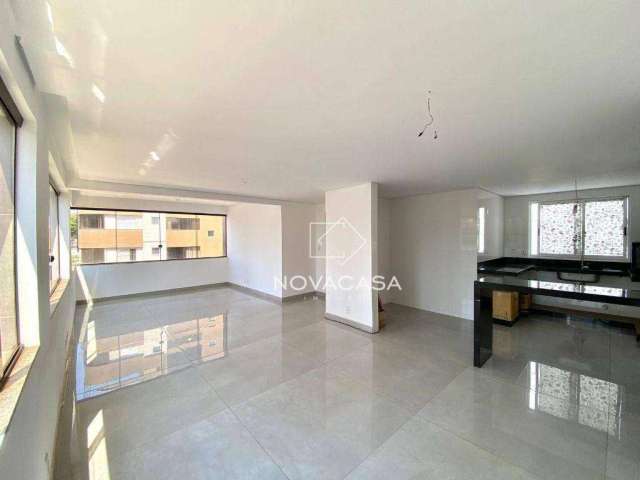 Apartamento um por andar com 3 dormitórios à venda, 116 m² por R$ 1.330.000 - Castelo - Belo Horizonte/MG