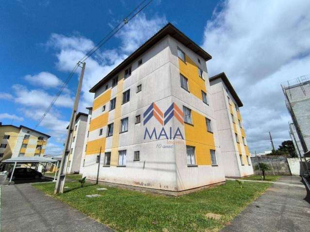 Apartamento semi mobiliado com 2 dormitórios à venda, 44 m² por R$ 178.000 - Afonso Pena - São José dos Pinhais/PR