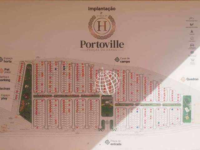 Terreno à venda, 360 m² por R$ 282.960,00 - Condomínio Portoville Praças do Haras - Atibaia/SP