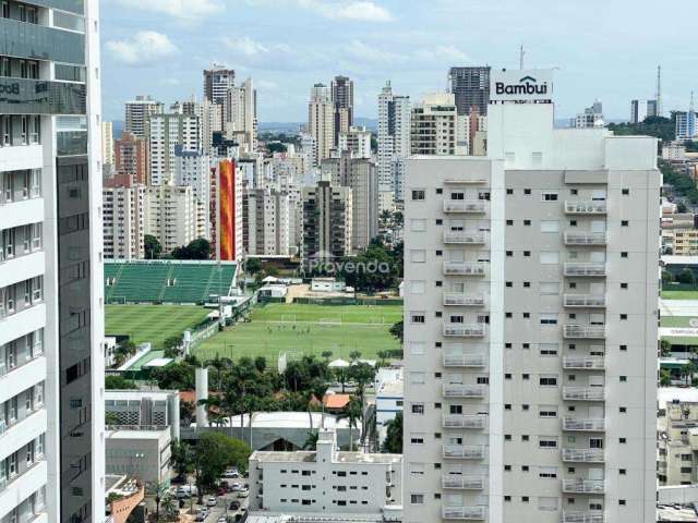 Apartamento 01 suíte vista para areião e vaca brava no setor marista, goiânia-go