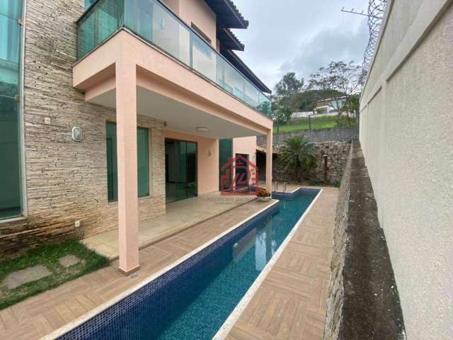 Casa com 5 dormitórios para alugar, 338 m² por R$ 10.649,80/mês - Lagoa - Macaé/RJ