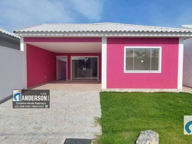 Casa com 3 dormitórios à venda, 110 m² por R$ 520.000 - Cajueiros (Itaipuaçu) - Maricá/RJ