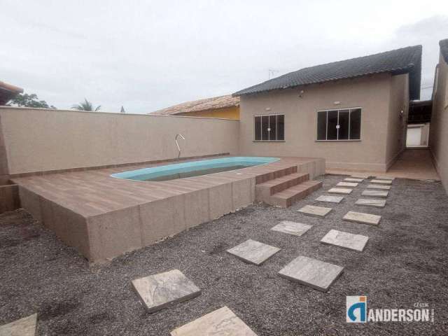 Excelente casa 3 Quartos (1 suíte) com piscina e churrasqueira no Jd. Atlântico Oeste