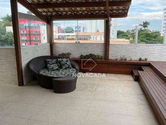 Cobertura com 3 dormitórios para alugar, 182 m² por R$ 6.610,00/mês - Itapoã - Belo Horizonte/MG