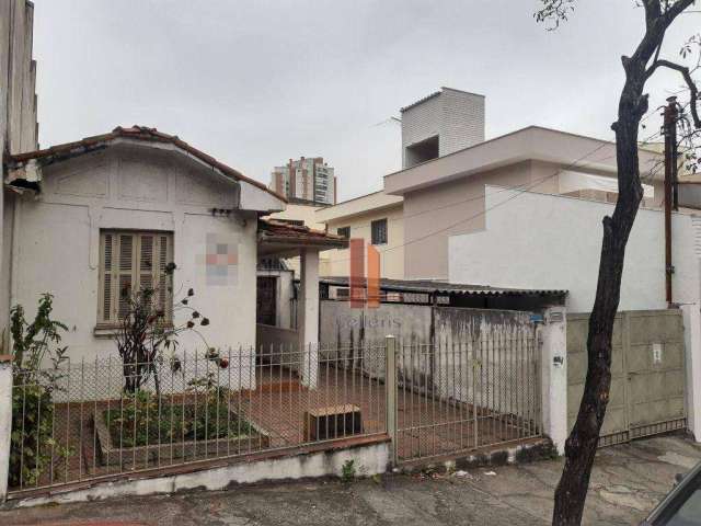 Terreno à venda, 260 m² por R$ 2.650.000,00 - Tatuapé - São Paulo/SP