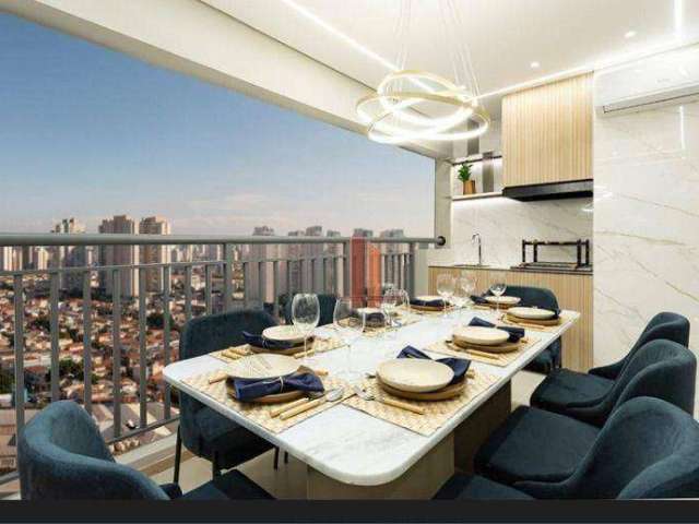 Apartamento com 3 dormitórios à venda, 87 m² por R$ 1.005.000,00 - Belém - São Paulo/SP