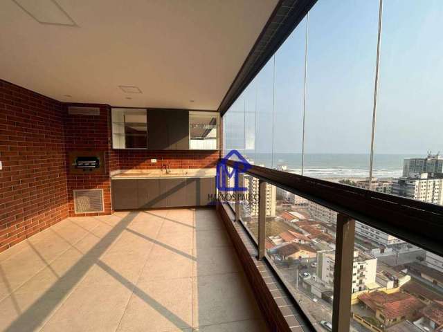 Apartamento com 3 dormitórios à venda, 145 m² por R$ 1.600.000,00 - Vila Guilhermina - Praia Grande/SP