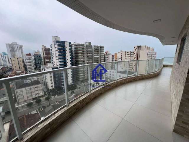 Apartamento com 3 dormitórios à venda, 109 m² por R$ 995.000,00 - Vila Guilhermina - Praia Grande/SP