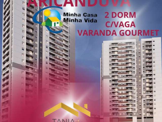 Apartamentos 2 dorms prontos prox. SHOP ARICANDUVA