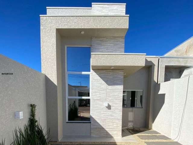 Casa para Venda em Cascavel, FLORAIS, 3 dormitórios, 1 suíte, 2 banheiros, 2 vagas