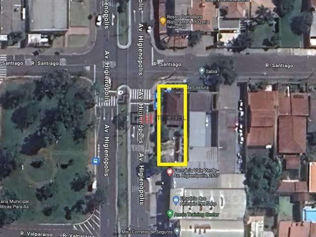 Terreno ZC6 no alto da Av. Higienópolis, 408 m2, à venda - R$. 3.400.000,00,  Guanabara, Londrina,