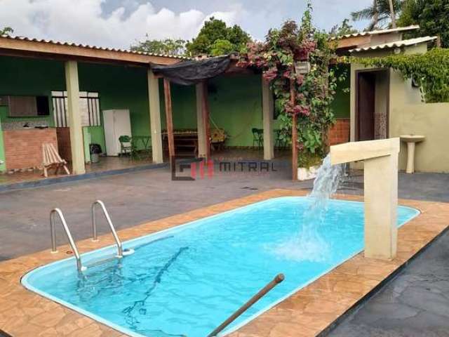 Chácara à venda -  R$. 250.000,00,   1.000 m2, casa com piscina,  Ribeirão Vermelho, Alvorada do Su