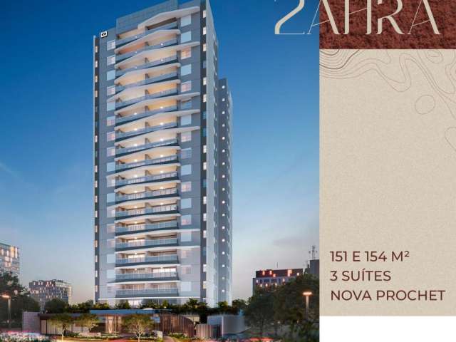 Pré-lançamento à venda Edifício Zahra, 155m², 3 suítes, 2 vagas, Nova Prochet- Londrina, PR