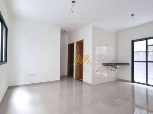 Apartamento com 2 dormitórios à venda, 60 m² por R$ 362.000,00 - Vila Homero Thon - Santo André/SP