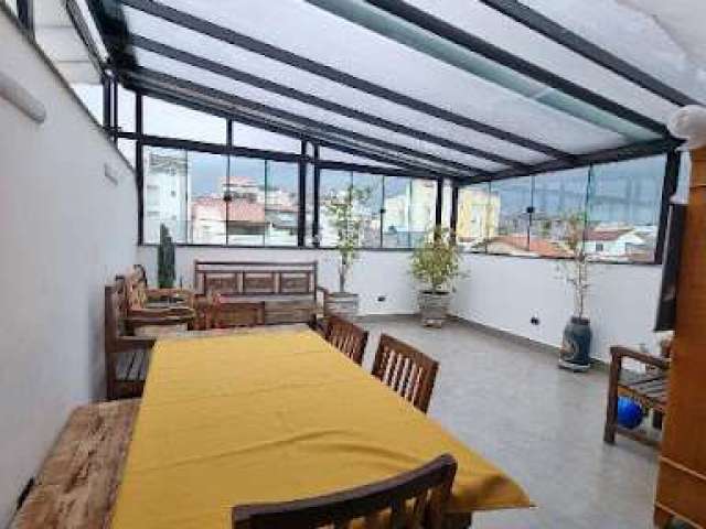 Cobertura com 2 dormitórios à venda por R$ 495.000,00 - Vila Camilópolis - Santo André/SP