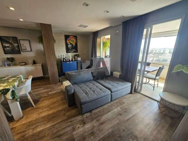 Apartamento com 100 metros, são 3 dormitórios, 2 deles suíte, varanda gourmet, 2 vagas de garagem. LAZER COMPLETO.