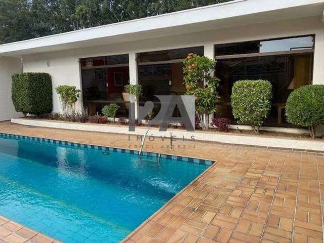 Casa térrea com 4 dormitórios, 7 banheiros, quarto serviços, piscina, 6 vagas, Parque Continental,Osasco.