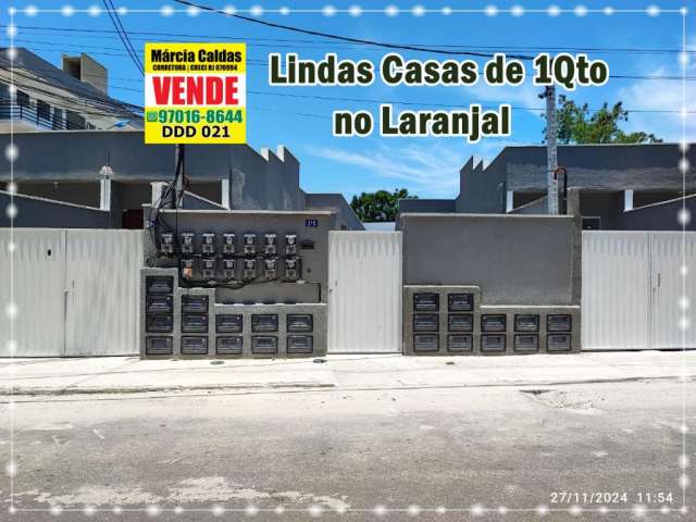 Compre sua casa de 1 Qto no Laranjal a 170m da RJ104 pela Caixa!