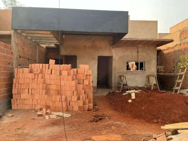 Casa em Construção no Bairro Rita Vieira