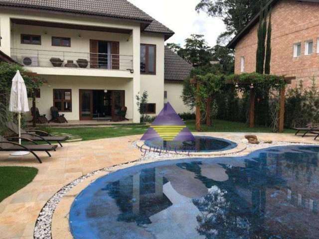 Sobrado com 4 Dormitórios sendo 4 Suite, Piscina, Churrasqueira à Venda e Locação, 927 m² por R$ 3.500.000 - Morada dos Pássaros - Barueri/SP