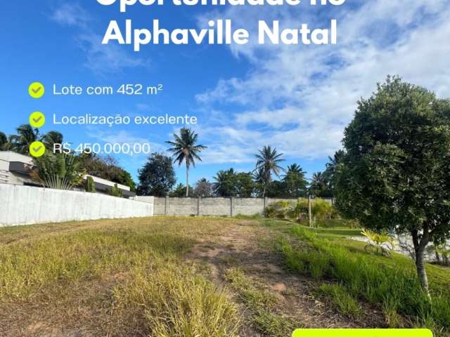 Excelente oportunidade no Alphaville Natal - Lote plano e bem localizado