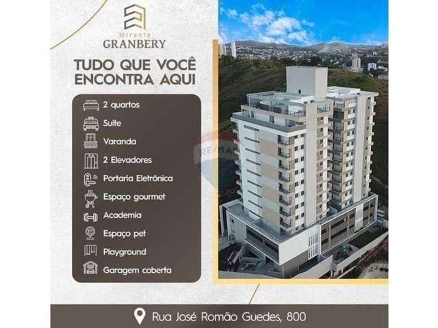 Apartamento no Mirante Granbery com linda vista