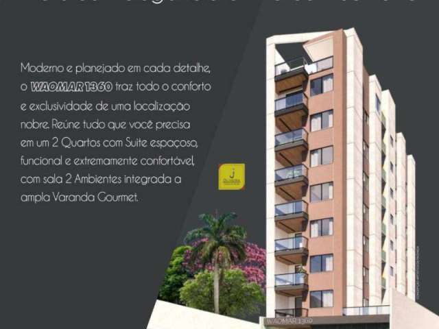 Apto garden com 2 quartos (suíte) e ampla área externa no Granbery