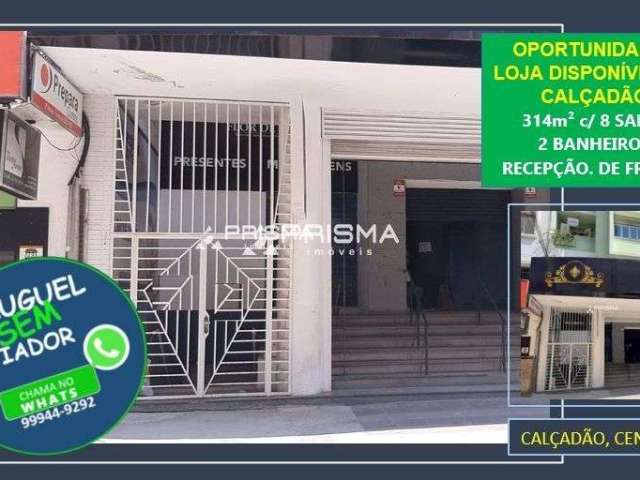 Loja térrea no calçadão, ótimo localização