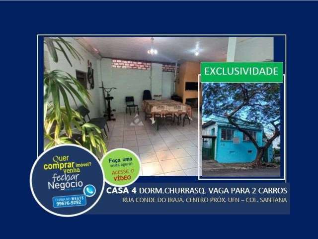 Casa de  3 Dormitórios, pátio, espaço gourmet, Churrasqueira, Garagem para 2 car