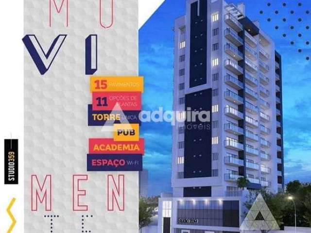 Apartamento à venda 1 Quarto, 1 Vaga, 100.51M², Centro, Ponta Grossa - PR