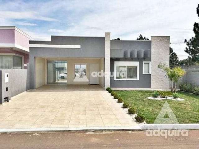 Casa à venda em condomínio com 3 Quartos, 1 Suite, 2 Vagas, 140m², Jardim Carvalho, Ponta Grossa -