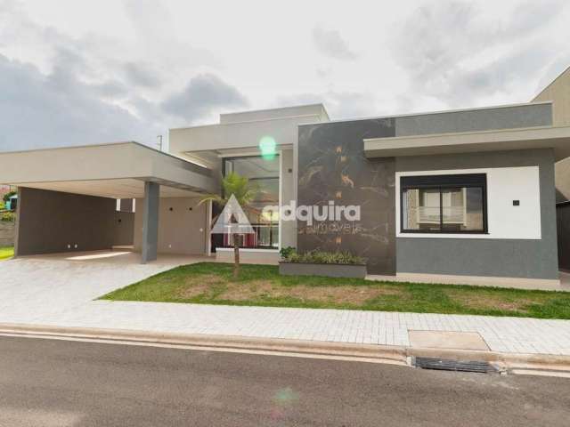 Belíssima Casa Térrea - Condomínio Ecoville I - lote com 413.25 m² e 210,48 m² de área construída,