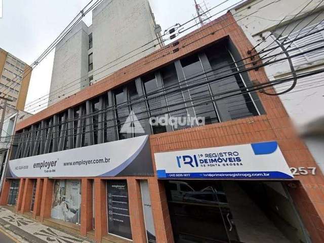 Ótima Sala Comercial, para Locação, Mobiliada, 82m², Edifício Itália, Centro, Ponta Grossa, PR