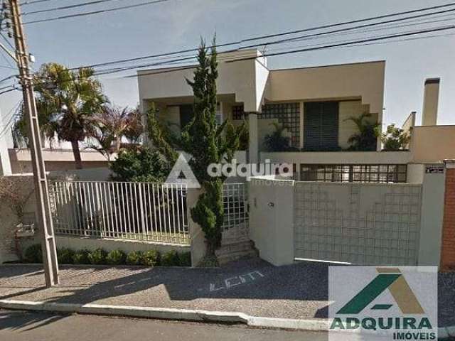 Excelente sobrado para locação, 4 quartos sendo 4 suítes, 3 Vagas, 398m², Estrela, Ponta Grossa - P