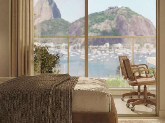 Apartamento Botafogo vista praia de Botafogo com para Pão de açúcar