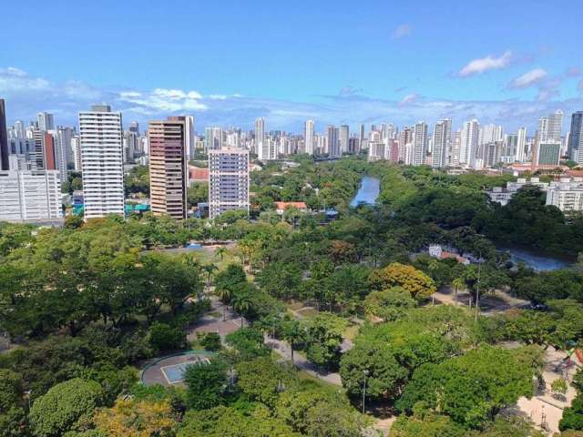 Apartamento à venda com 04 quatro suítes, 335 m², vista linda para o Parque da Jaqueira e Rio Capibaribe.