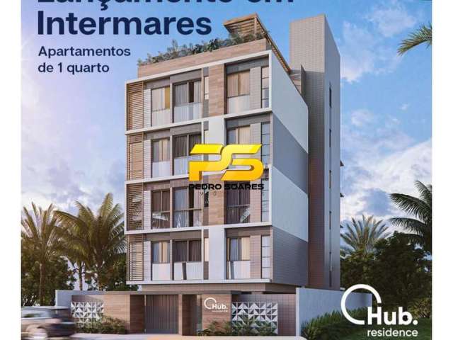 Apartamento com 1 quarto à venda na Rua Mar do Norte, 2, Intermares, Cabedelo, 21 m2 por R$ 203.900