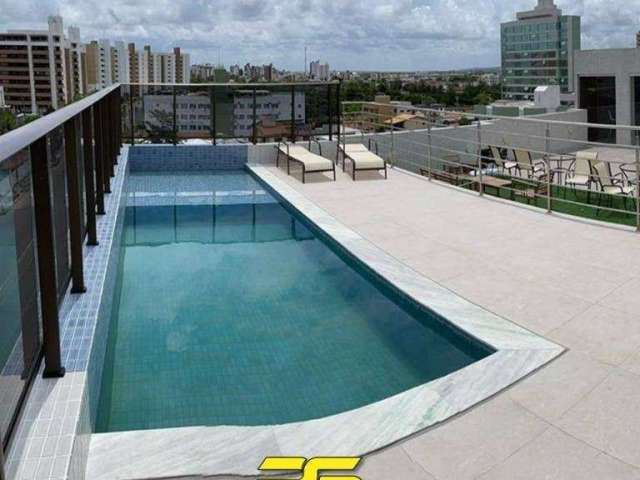 Flat com 1 dormitório à venda, 42 m² por r$ 240.000,00 - ponta de campina - cabedelo/pb para | Ponta de Campina, Cabedelo, Paraíba