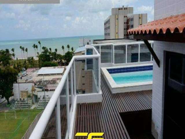 (exclusividade) cobertura em cabo branco com 3 suítes para | Cabo Branco, João Pessoa, Paraíba