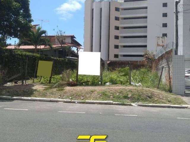 Terreno à venda, 461 m² por r$ 780.000,00 - cabo branco - joão pessoa/pb para | Cabo Branco, João Pessoa, Paraíba