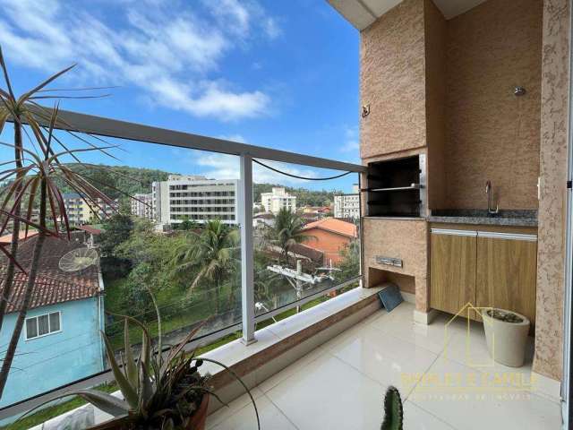 Apartamento para venda com 2 dormitórios no Pereque Açú, Ubatuba - SP com varanda gourmet e vista espetacular