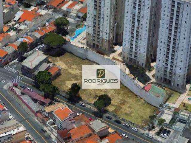 Terreno para Alugar com pequeno declive, 3.379m², Vila Pires, Santo André/SP.