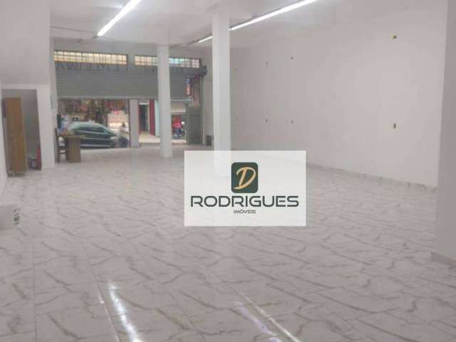 Salão comercial para alugar, 276m², Parque das Nações, Santo André/SP.