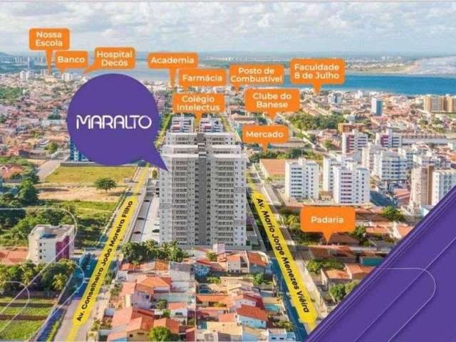 Apto a venda no Condomínio Maralto, 67m2, 3 quartos em Coroa do Meio - Aracaju - SE