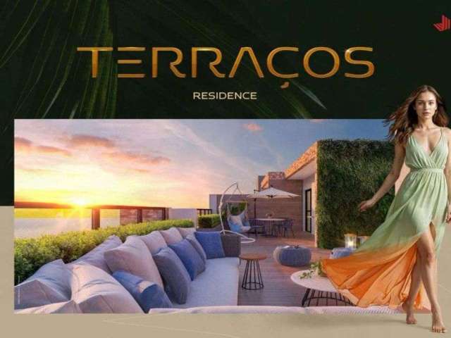 Apartamento à venda no Terraços Residence, 60m², 2 quartos, 2 banheiros,Barra dos Coqueiros, SE