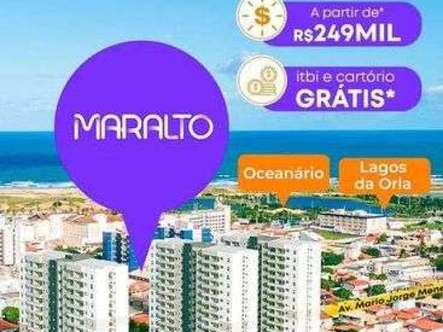 Apto a venda no Condomínio MARALTO, com 63m2, 3 quartos em Coroa do Meio - Aracaju - SE