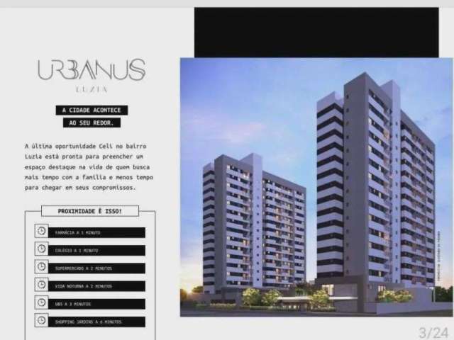 Apartamento à venda no URBANUS LUZIA RESIDENCE, 74m², 3 quartos, 2 banheiros, LUZIA, Aracaju, SE