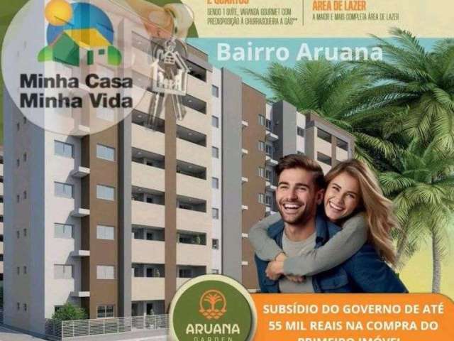 Apto a venda no Condomínio Aruana Garden, com 58m2, 2 quartos em Aruana - Aracaju - SE